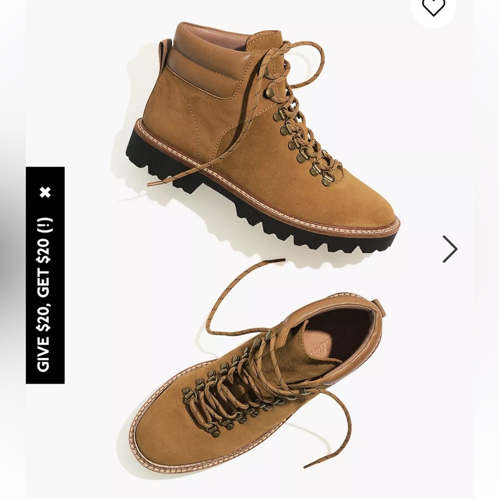 Madewell Citywalk Lugsole Hiker Boot